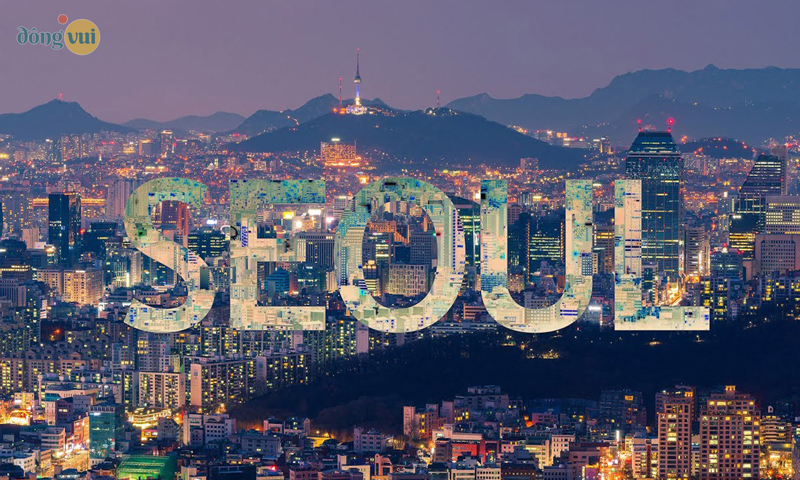 Thành phố Seoul náo nhiệt, sầm uất ở Hàn QuốcThành phố Seoul náo nhiệt, sầm uất ở Hàn Quốc