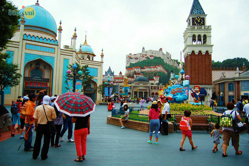 Global Fair là nơi mang đến những tòa lâu đài nguy nga, tráng lệ