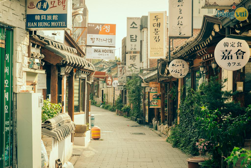 Insadong - con phố xinh đẹp mang một nét đẹp văn hóa truyền thống tìm ẩn