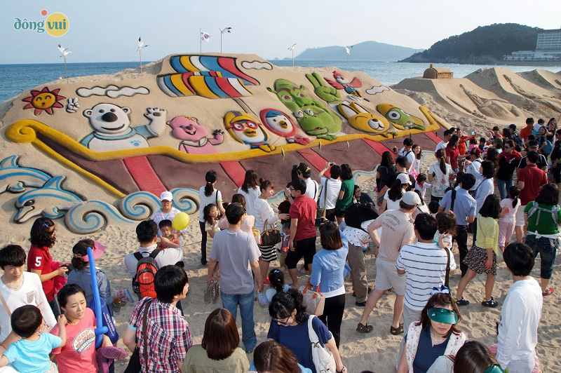 Lễ hội cát đặc biệt tại biển Haeundae