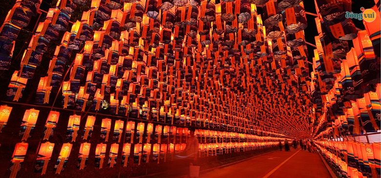 Lễ hội đèn lồng lớn nhất ở xứ sở kim chi