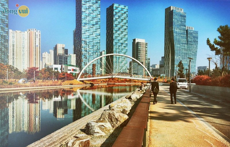 Mùa hè nóng bức, oi ả ở thành phố Incheon