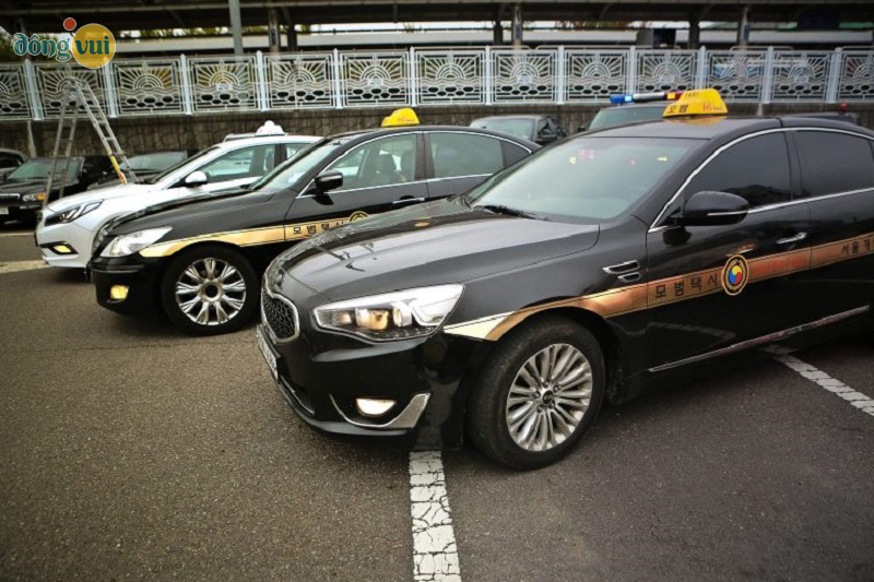 Lựa chọn taxi để di chuyển giữa các địa điểm tham quan ở Ulsan