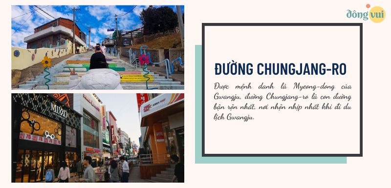 Con đường bận rộn Chungjang-ro