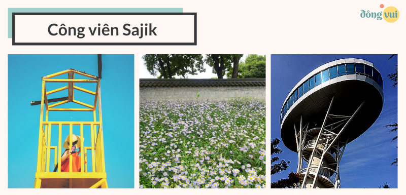 Công viên Sajik với cảnh sắc thiên nhiên đẹp