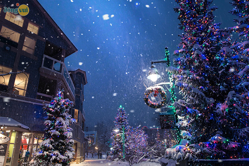 Tháng 12 ở Hàn Quốc đón noel dưới cạnh lạnh có tuyết rơi