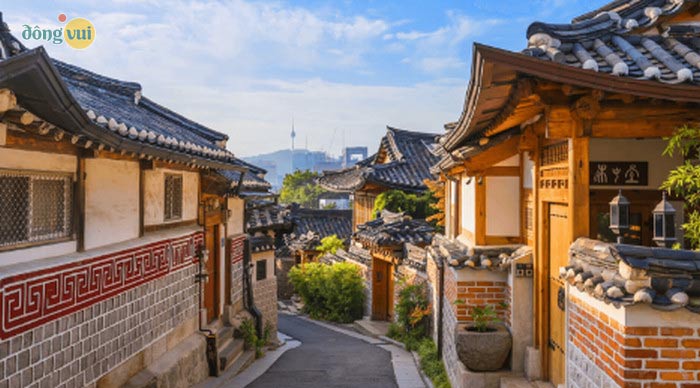 Cung đường ở làng Jeonju Hanok tuyệt đẹp khi thu sang