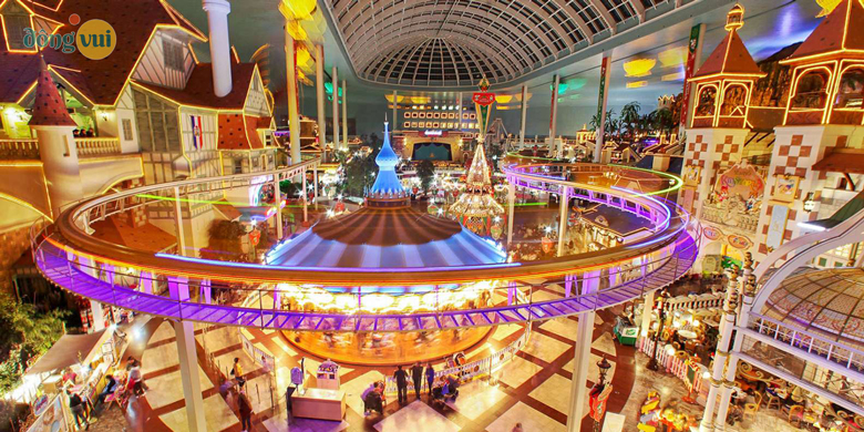 Hình ảnh thực tế khu vui chơi trong nhà Lotte World Adventure