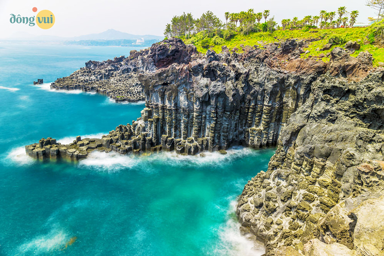 Khung cảnh đảo Jeju vào mùa hè mang đến cảm giác mát mẻ và đầy năng lượng