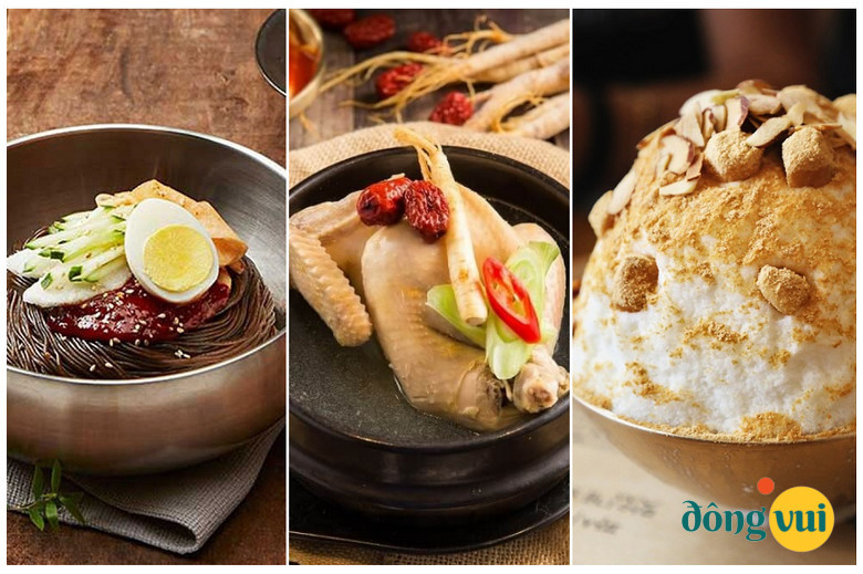 Những món ăn ngon khó cưỡng khi Hàn Quốc vào tháng 7 như mì lạnh, gà tần…