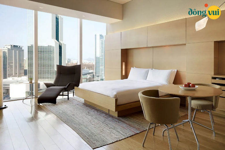 Phòng ốc Park Hyatt Seoul sang trọng, đầy đủ tiện nghi, view tuyệt đẹp