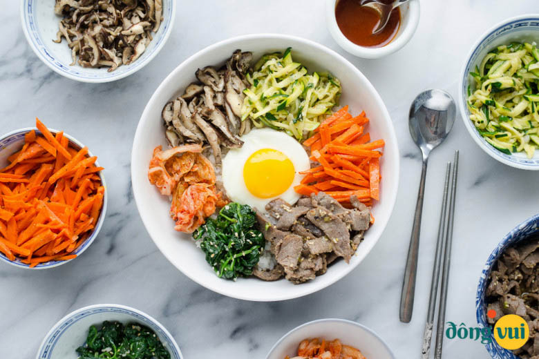 Bibimbap là món ăn nổi tiếng của nhà hàng Gogung