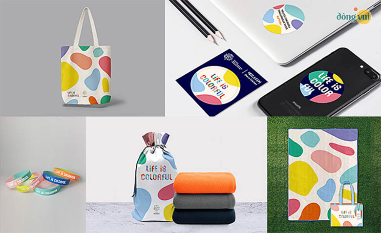 Các sản phẩm tại quầy Goodies của lễ hội pháo hoa quốc tế Seoul