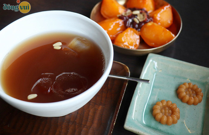 Trà hồng quế Sujeonggwa thơm ngon, bổ dưỡng