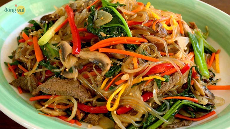 Miến trộn Japchae Hàn Quốc