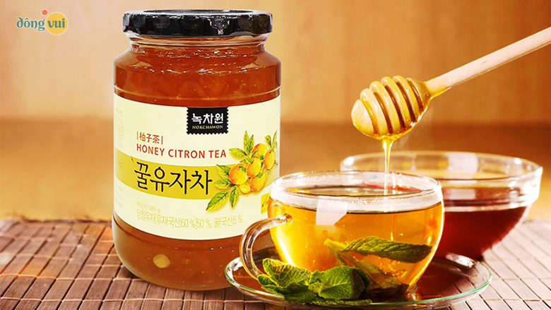 Trà thanh yên mật ong rất hữu hiệu cho người say rượu